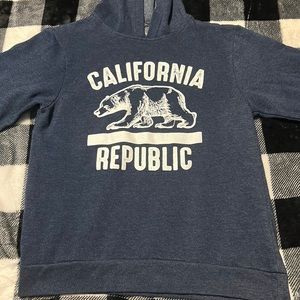California Republic Small Navy Blue Hoodie